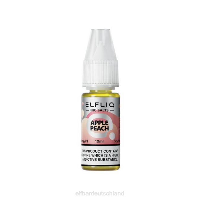 Elfbar Elfliq Apfel-Pfirsich-Nic-Salze – 10 ml – 10 mg/ml 248J219