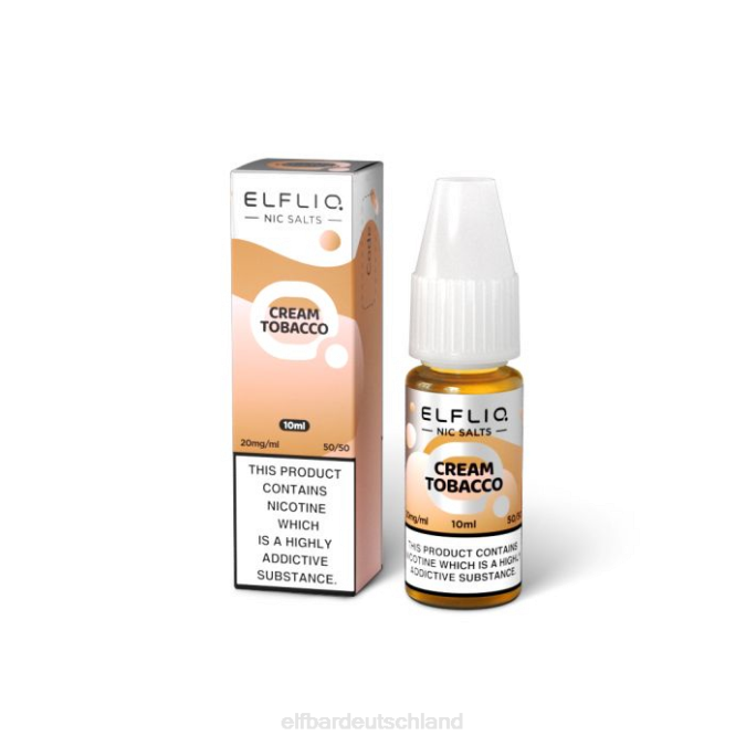 Elfbar Elfliq Creme-Tabak-Nic-Salze – 10 ml – 20 mg/ml 248J212