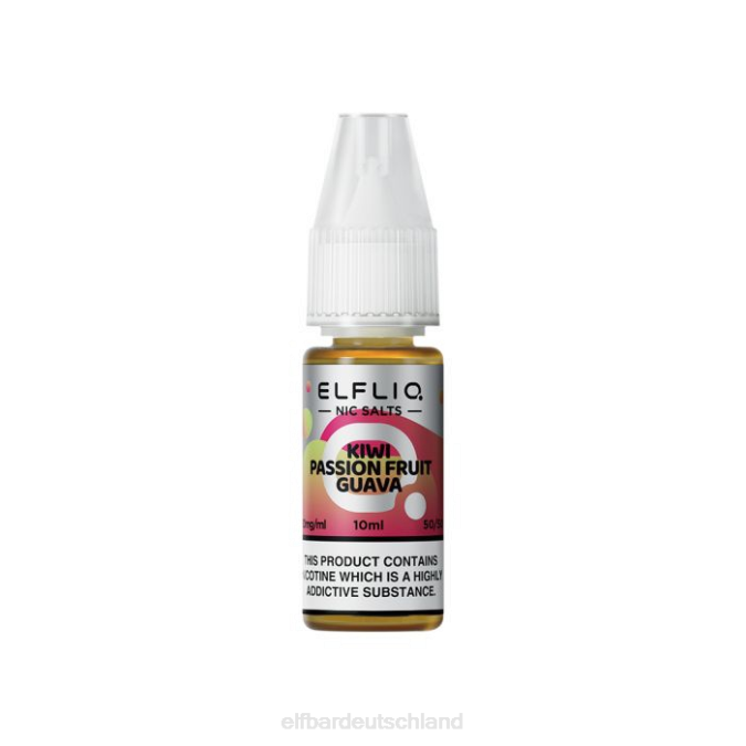 Elfbar Elfliq Kiwi-Passionsfrucht-Guava-Nic-Salze – 10 ml – 10 mg/ml 248J209