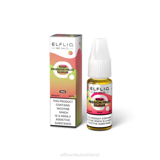 Elfbar Elfliq Kiwi-Passionsfrucht-Guava-Nic-Salze – 10 ml – 20 mg/ml 248J210