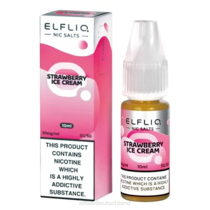 Elfbar Elfliq Nic Salts – Erdbeerschnee – 10 ml – 10 mg/ml 248J182