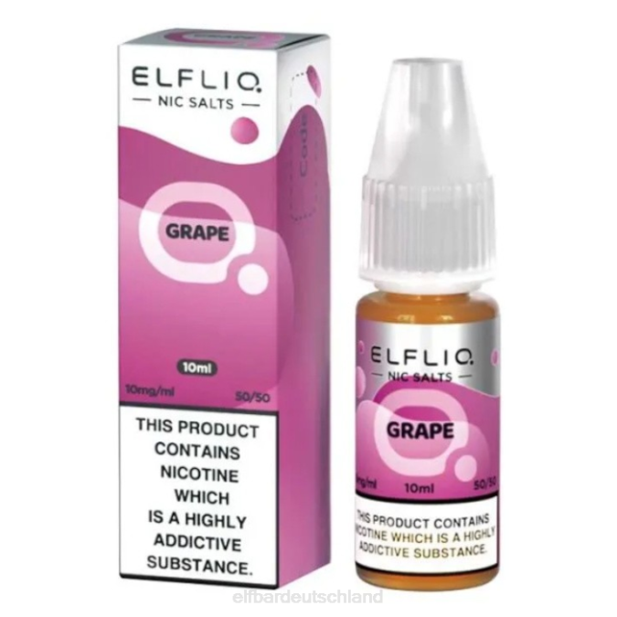 Elfbar Elfliq Nic Salts – Traube – 10 ml – 10 mg/ml 248J191