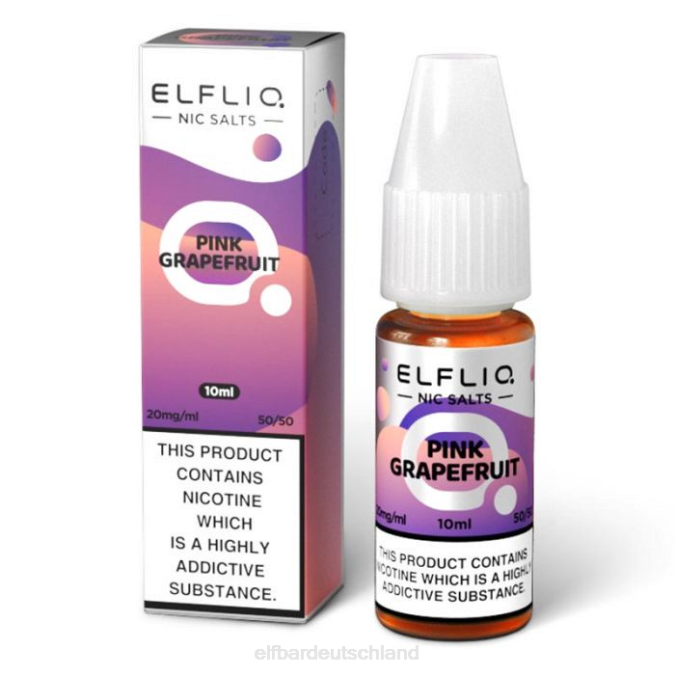 Elfbar Elfliq Pink Grapefruit-Nic-Salze – 10 ml – 5 mg 248J201