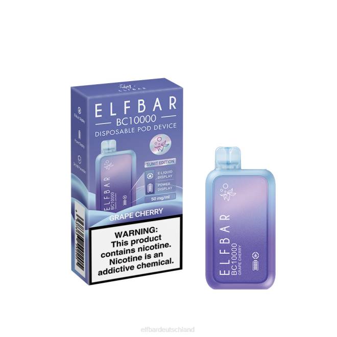 ELFBAR Einweg-Vaporizer, neu, BC10000, 10000 Züge BFRR37 Blaubeerminze