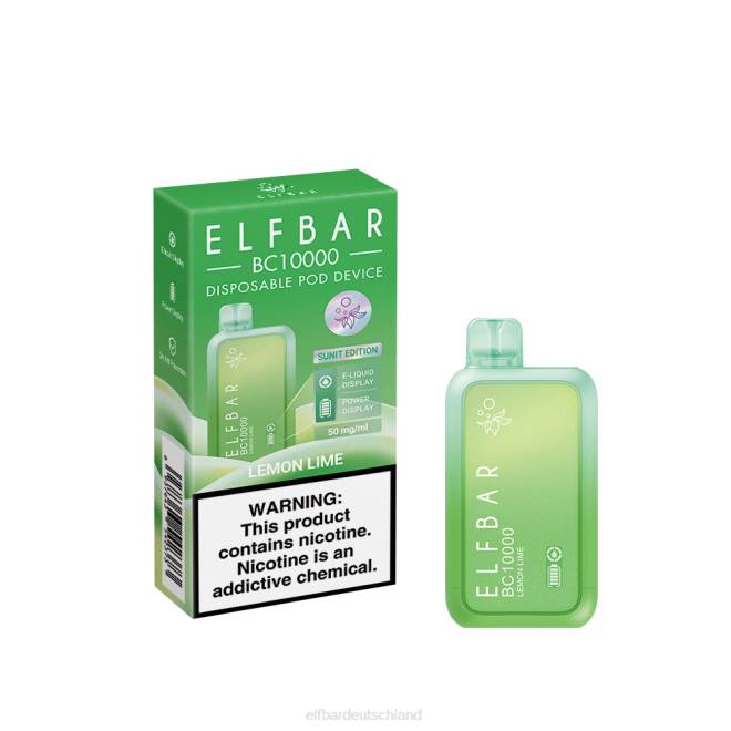 ELFBAR Einweg-Vaporizer, neu, BC10000, 10000 Züge BFRR41 Zitronenlimette