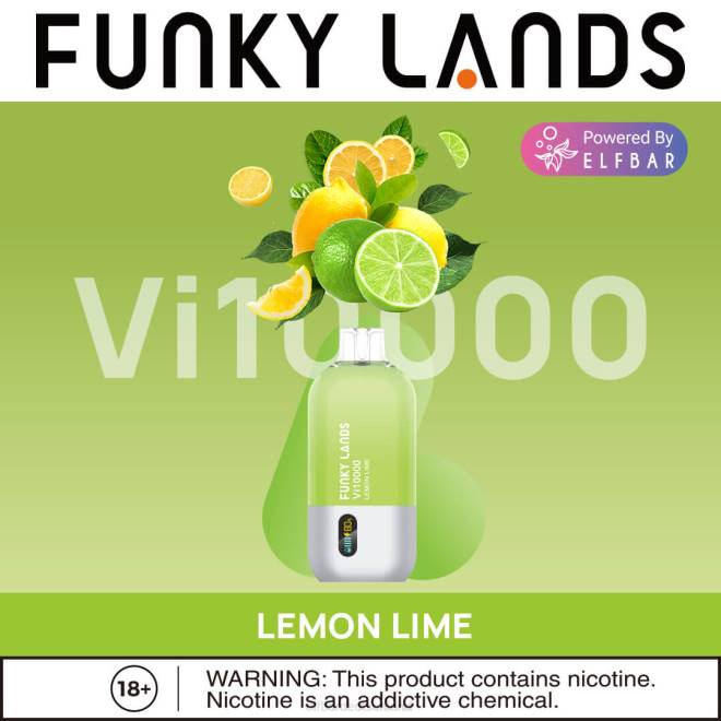 ELFBAR Funky Lands Best Flavour Einweg-Vape VI10000 Iced-Serie BFRR154 Wassermeloneneis