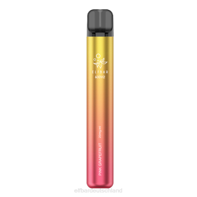 Elfbar 600v2 Einweg-Vaporizer – 20 mg 248J19 rosa Grapefruit