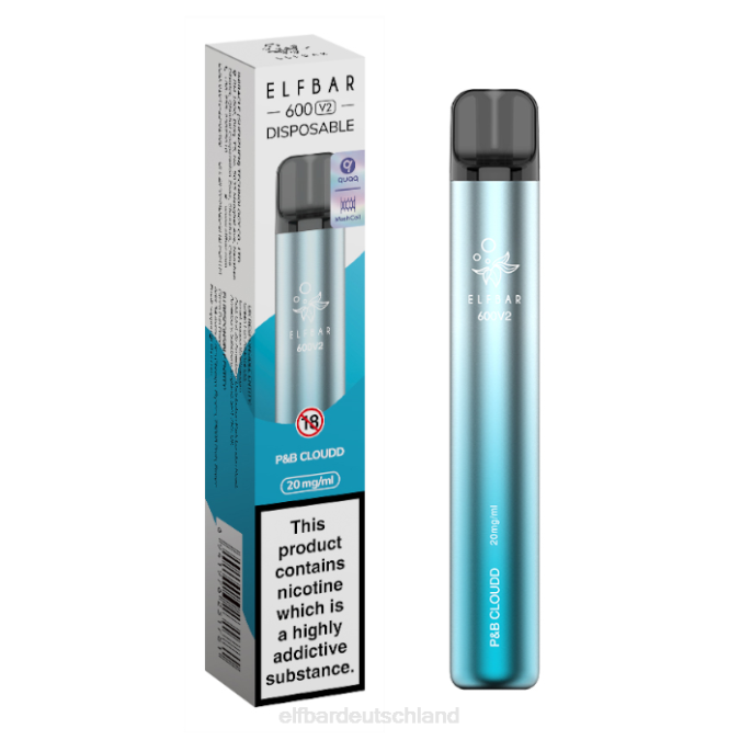 Elfbar 600v2 Einweg-Vaporizer – 20 mg 248J25 P&B-Wolke