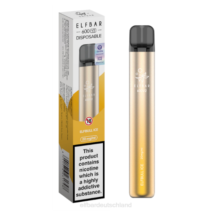 Elfbar 600v2 Einweg-Vaporizer – 20 mg 248J28 Elfurbo-Eis