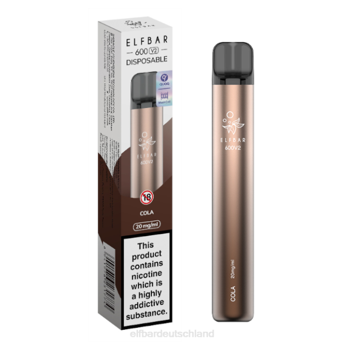 Elfbar 600v2 Einweg-Vaporizer – 20 mg 248J6 Cola