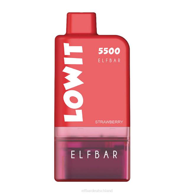 ELFBAR Vorgefülltes Pod-Kit Lowit 5500 2% Nic BFRR125 Erdbeereis