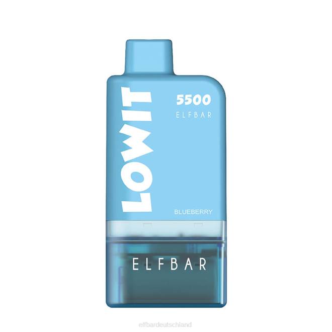 ELFBAR Vorgefülltes Pod-Kit Lowit 5500 2% Nic BFRR126 blaue Himbeere