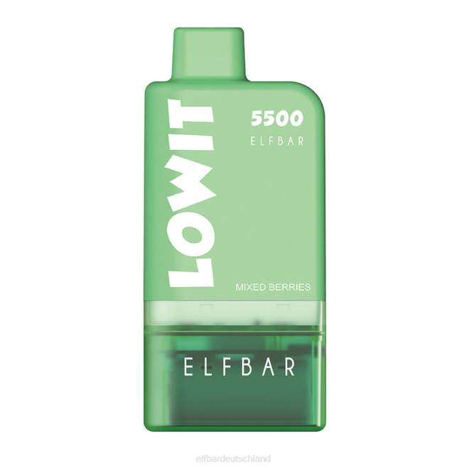 ELFBAR Vorgefülltes Pod-Kit Lowit 5500 2% Nic BFRR129 gemischte Beeren