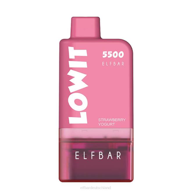 ELFBAR Vorgefülltes Pod-Kit Lowit 5500 2% Nic BFRR132 Erdbeerjoghurt