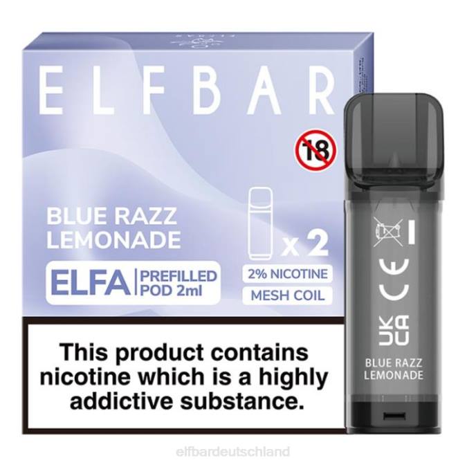 Elfbar Elfa vorgefüllte Kapsel – 2 ml – 20 mg (2 Packungen) 248J105 Banane